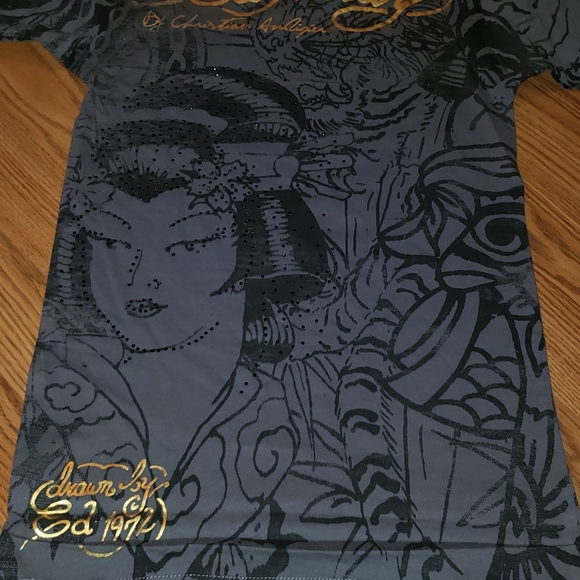 🎆HP🎉Nwt! ED HARDY girls tee - Picture 4 of 4
